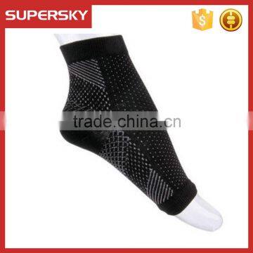 A-285 Best Plantar Fasciitis Compression Foot Sleeves for Men Women Heel Arch Ankle Support Compression Ankle Sleeve
