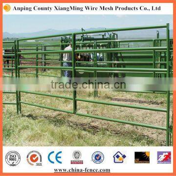 Powered coated corral yard panel