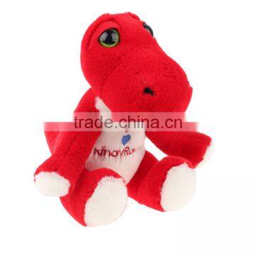 China Red Stuffed Sitting Dinosaur Toys Factory photo-5