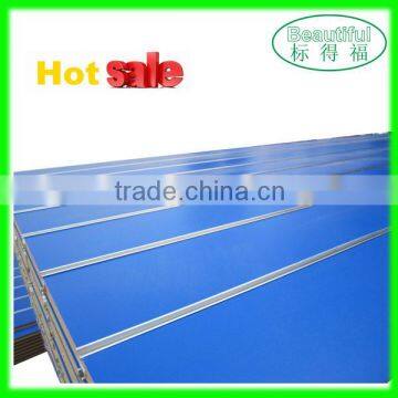 Melamine MDF Slat Panel Display