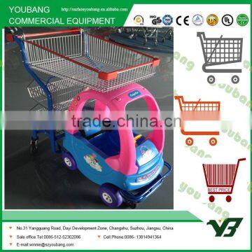 High Quality Supermarket Children Shopping Trolley