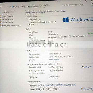 Original Onda V919 Air Gold Color Dual Boot OS Win10 Android5 Tablet PC 9.7inch Intel Quad Core photo-3