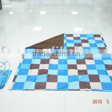 polar fleece picnic mat with bag