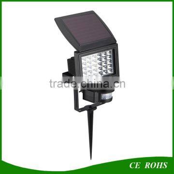 Solar Panel Adjustable 30LED All in one Spotlight Garden Wall Solar Spot Light