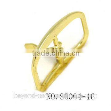 16 MM Men Shoes Buckle Triple Bar Buckle Brass Plated photo-3