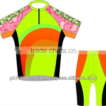 custom professional sublimation team cycling jersey shorts