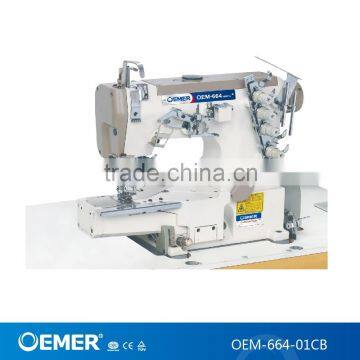 OEMER-664-01CB High speed cylinder bed interlock sewing machine Pegasus W600 cover stitch