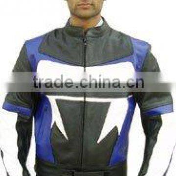 Dl-1207 Leather Motorbike Jacket