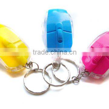 The shape of mouse plastic key chain/ acrylic key chain