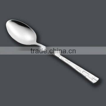 High grade stainless steel certificated spoon knife forks set