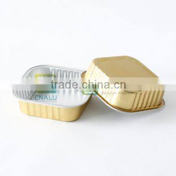 Disposable Small Smooth Wall Aluminum Foil Container