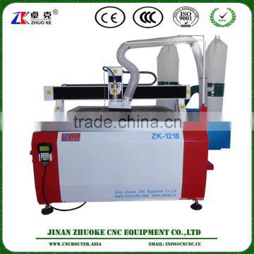 High Quality Low Cost 1218 Advertising CNC Router , CNC Router With Vacuum Table Dust Collector DSP Handle Control ZK-1218