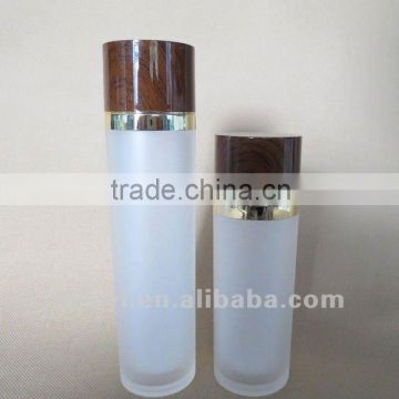 Round Cylinder-shaped Empty Acrylic lotion Bottle, Cosmetic Packaging for Cream 100ml/140ml