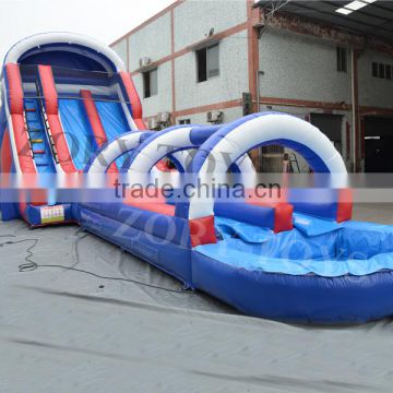 inflatable water pool slide