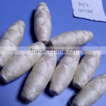 MADE IN CHINA FACTORY COTTON AND POLYESTAR COCOON BOBBIN THREAD