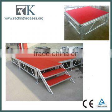 Portable aluminum stage aluminum concert stage