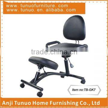 Ergonomic kneeling chair,2 gas lifts,Steel&PU,Correcting posture,TB-GK7