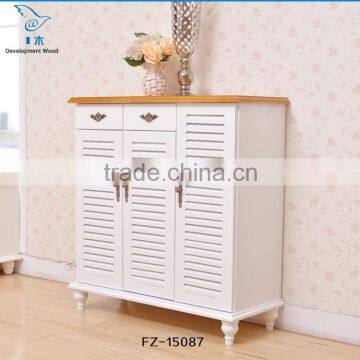 Modern Style Solid Wood Shoe Cabinet Shoe Rack For Bedroom photo-6