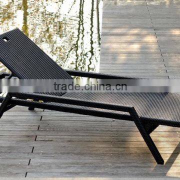 Luxury P.E Rattan Pool Sunbed - Gerneral Use Outdoor Rattan Wicker Sun Lounger photo-5