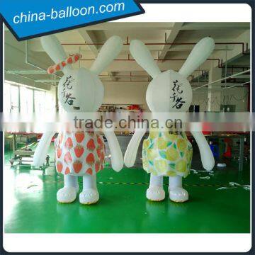 Inflatable Rabbit Costume / Customized Inflatable Animal Moving Costume for Sale photo-2