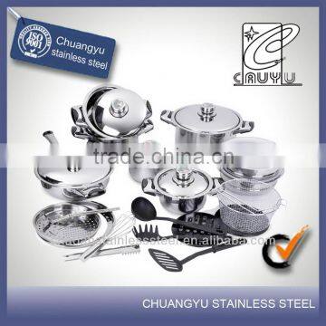 stainless steel capsule bottom removable handle cookware