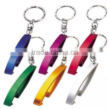 Metal Aluminium Bottle opener keychain