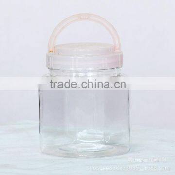 PET clear plastic bottle lid handle honey chili sauce cans