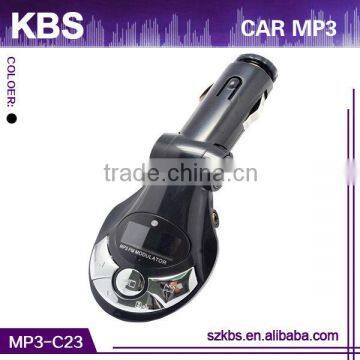 best price high quality car mp3 player fm modulator with mobile charging function