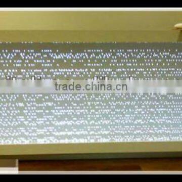 Office Reception Desk Translucent Backlit Diamond Counter