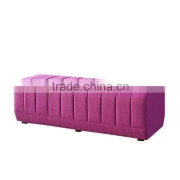 Hotel and home used fancy pink ottoman YO7024