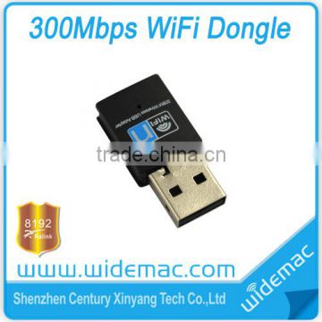 802.11 n/g/b 300Mbps Mini Black USB2.0 WiFi Wireless Network Adapter