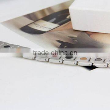 Hot Sale Fashion Cool Jewelry With Energy Elements Stainless Steel Magnetic Bracelets for Women photo-5