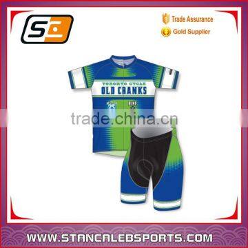 Stan Caleb new design men's black cycling sets sportwear suit