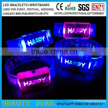 New Year Occasion and Event & Party Supplies Type led flashing bracelet China manufacturer factory supplier in shenzhen