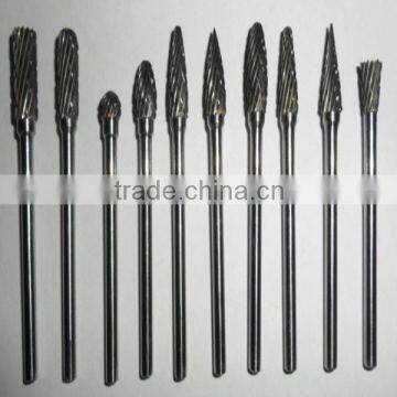 SingleCut Carbide Bur Cutting Porting Tool Burrs Tungsten