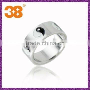 new design fashionable noble high shining stainless steel Ring