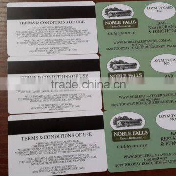High Quality Magnetic Card Loyalty Card