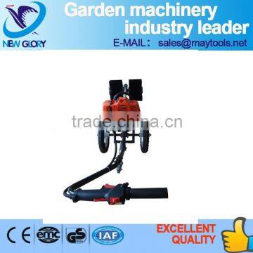 handpush gasoline 43CC brush cutter with wheels