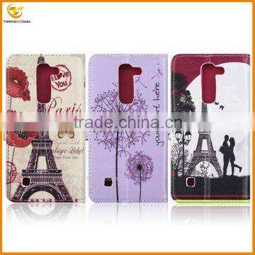 wholesale High quality flip leather cover case for LG Q10