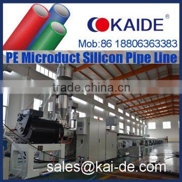 HDPE PE Micro duct silicium pipe equipment plant/Extrusion Machine Line