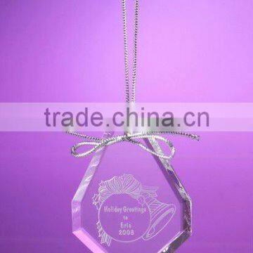 man-made crystal Christmas treee small decorations for pendant ornament(R-0865)