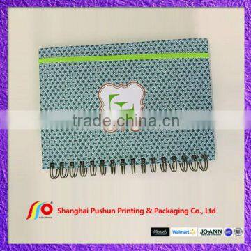 Monogram Spiral Notebook With Elastic Band photo-4