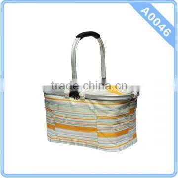 Insulated Thermal Beach Market Picnic Basket Set