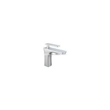 JS-616201 Single Lever Brass Wash Basin Mixer chrome basin mixer