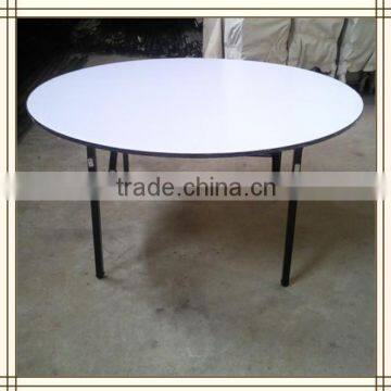 Round white PVC commercial buffet tables (F001)