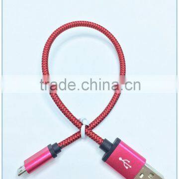 Quick Charging 30CM short Micro USB Data Cable for samsung mobile phone