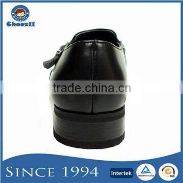 Wholesale Pointed Children Monk Strap Formal Traditional Leather Shoes photo-3