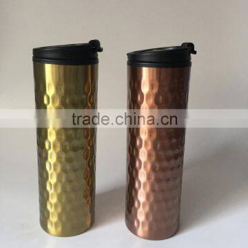 450ml plastic liner starbuck coffee tumbler with fashion surface