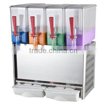 High production four flavors juice cold drink dispenser (LSJ-10L*4)