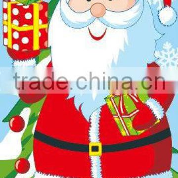 New Design plastic Christmas door decorations for home